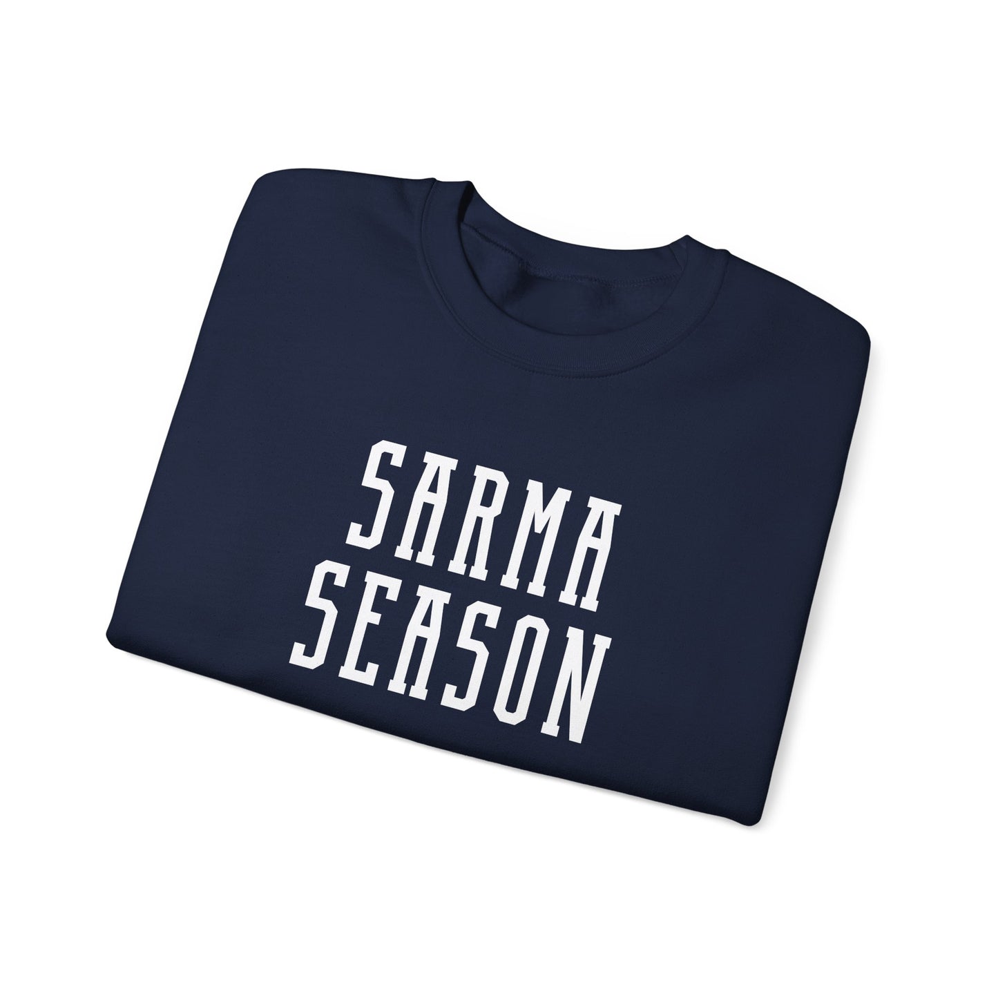 Sarma Season Gildan 18000 Crewneck Croatian Food Winter Sweatshirt