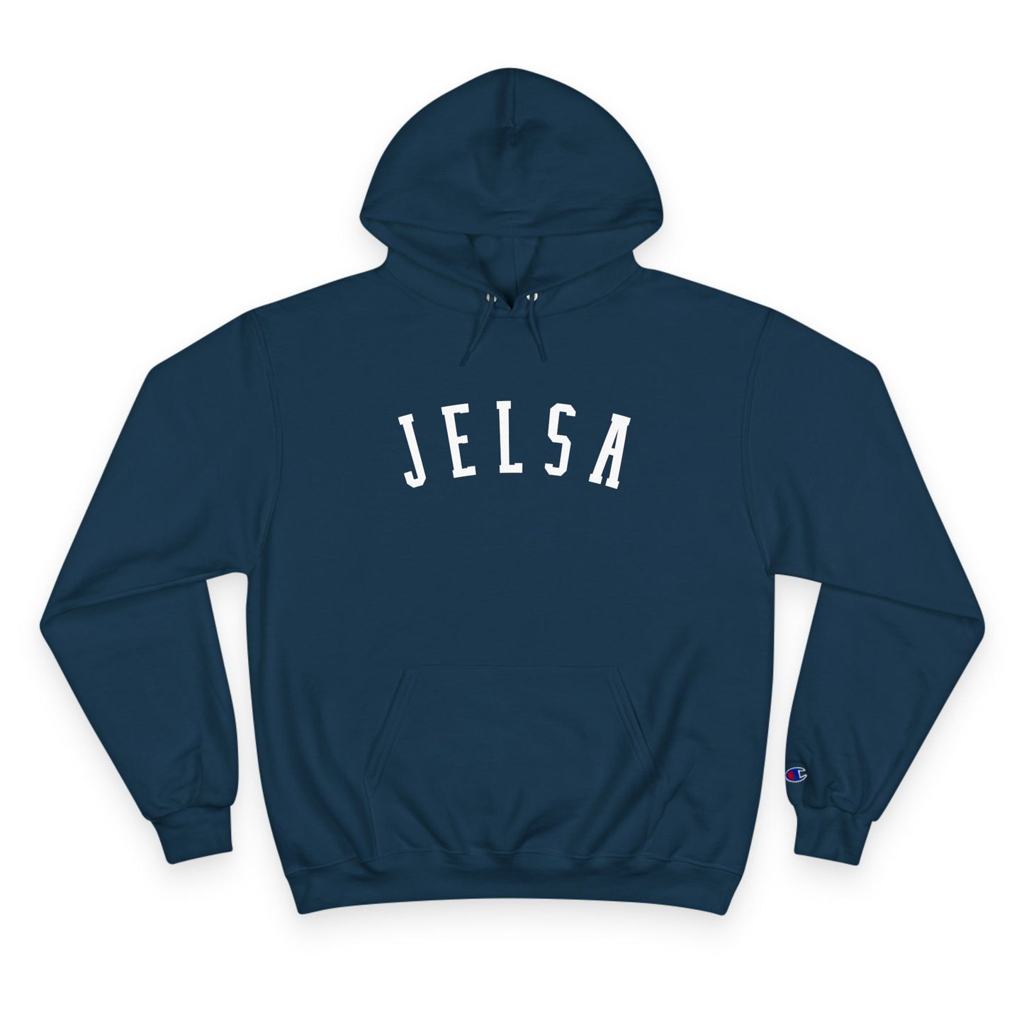 Cozy Champion Hoodie with 'JELSA' Design - Perfect for Casual Style, Gifts, Fitness, Holidays, and Everyday Wear