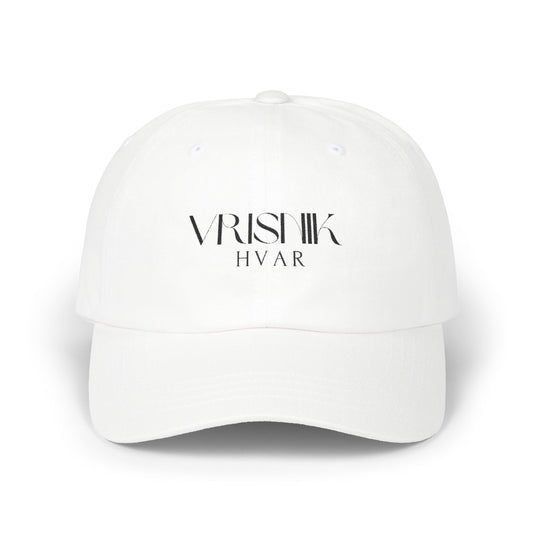 Vrisnik Hvar Hat | Classic Dad Cap | Croatian Village Hat | Embroidered Croatia Cap | Hvar Island Gift | Croatian Corner Apparel