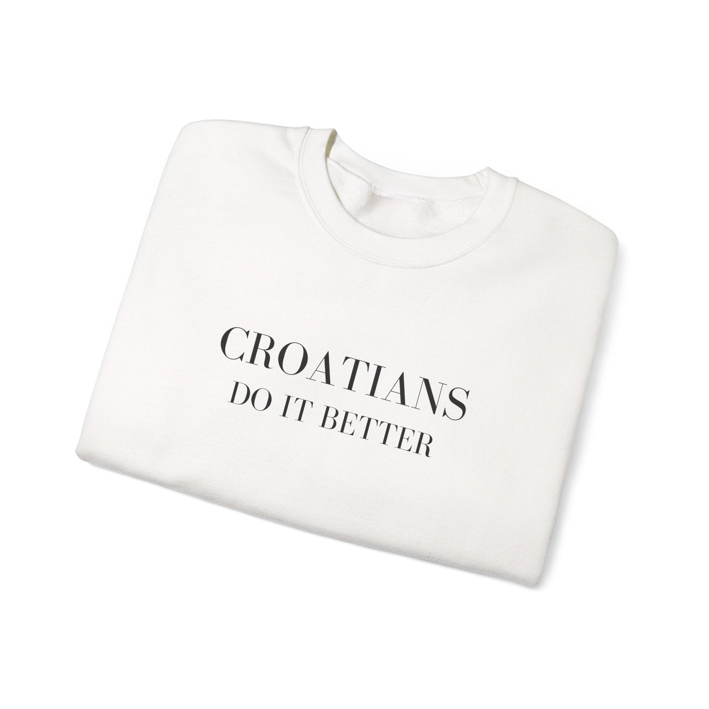 Croatians Do It Better | Gildan 18000 Crewneck Sweatshirt
