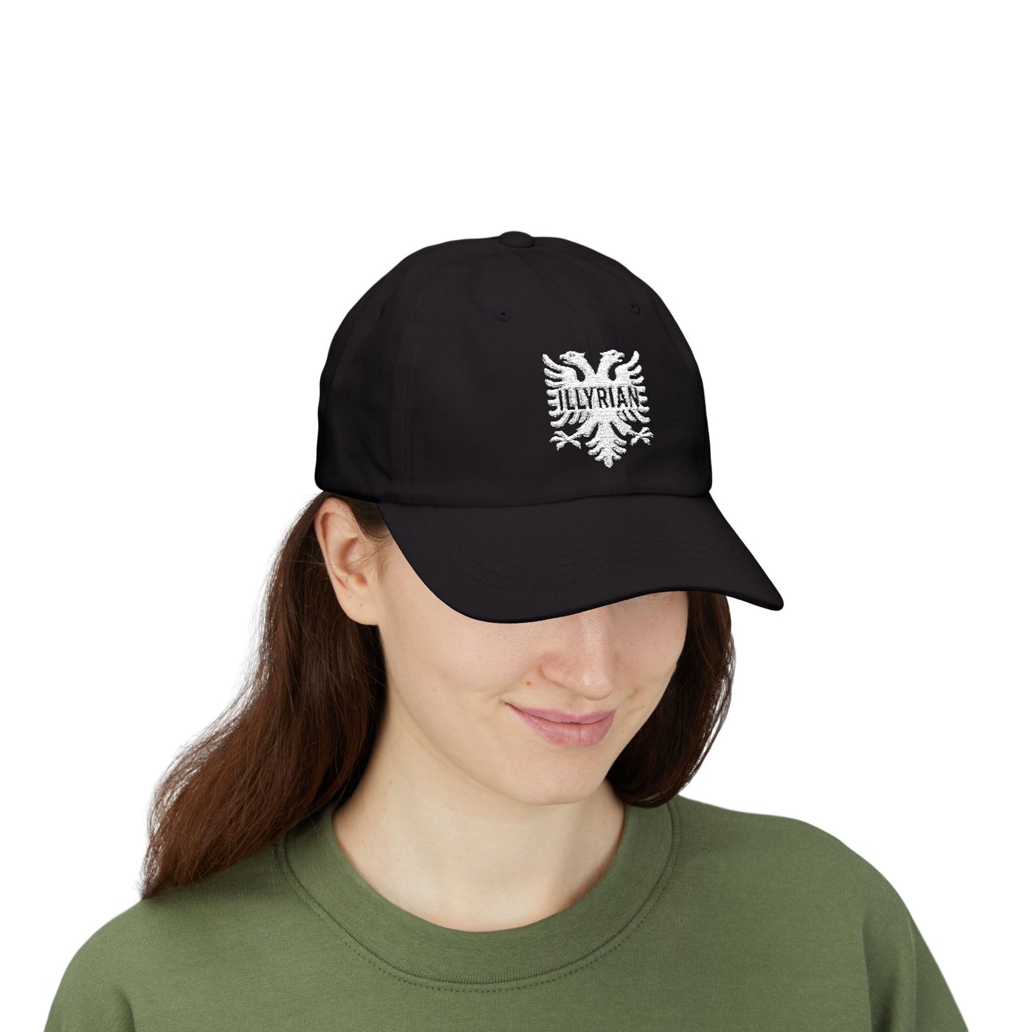 Illyrian Eagle Embroidered Dad Hat Balkan Heritage Cap | Albanian Gift