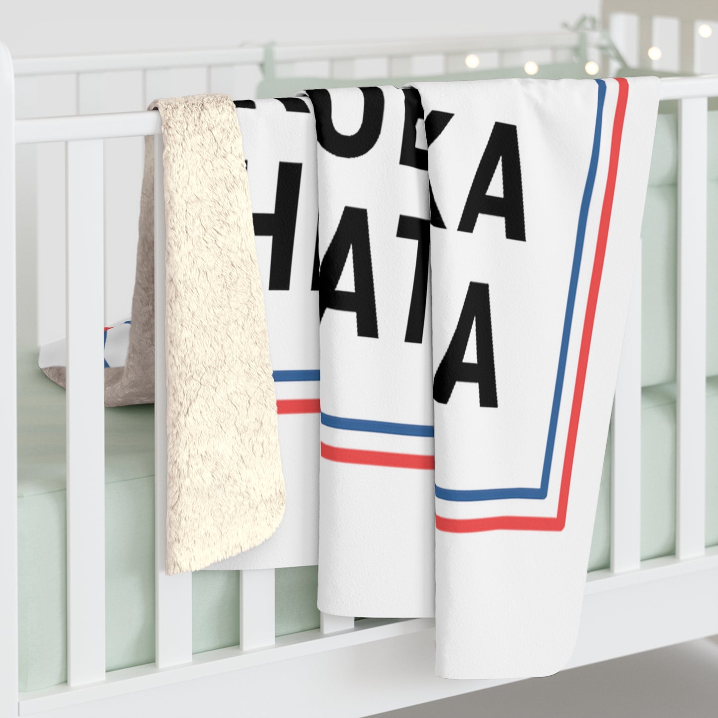 Republika Hrvatska crest Sherpa Fleece Blanket | Croatian coat of arms throw