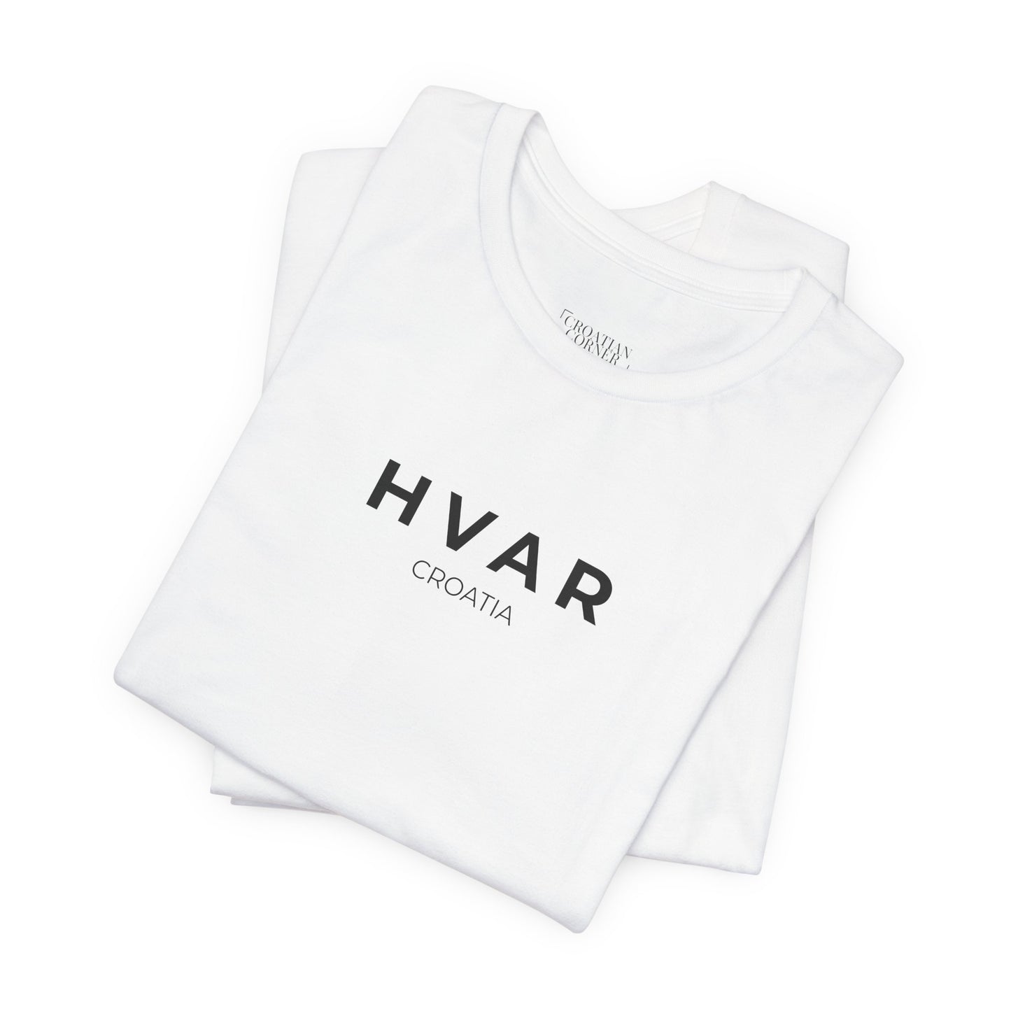 Hvar Croatia Shirt Minimalist Travel Tee Adriatic Island Bella Canvas Unisex