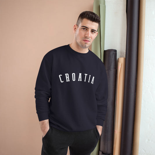 Croatia Champion Sweatshirt | Croatian Crewneck | Croatia Gift | Minimalist College Style Unisex Sweatshirt | Croatian Corner Apparel