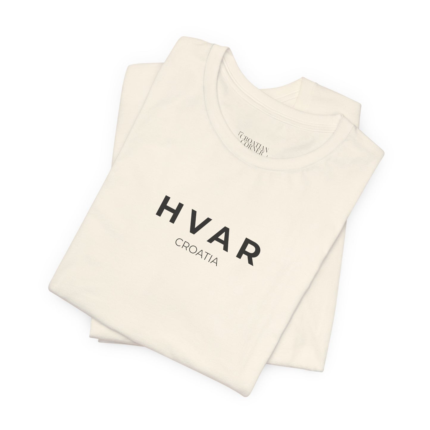 Hvar Croatia Shirt Minimalist Travel Tee Adriatic Island Bella Canvas Unisex