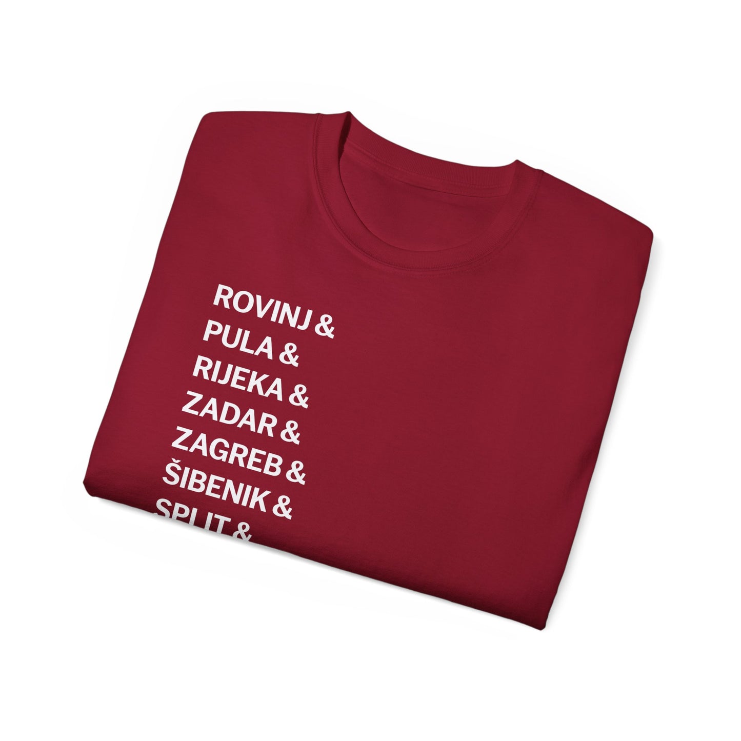 8 Croatian Cities - Unisex Ultra Cotton Tee