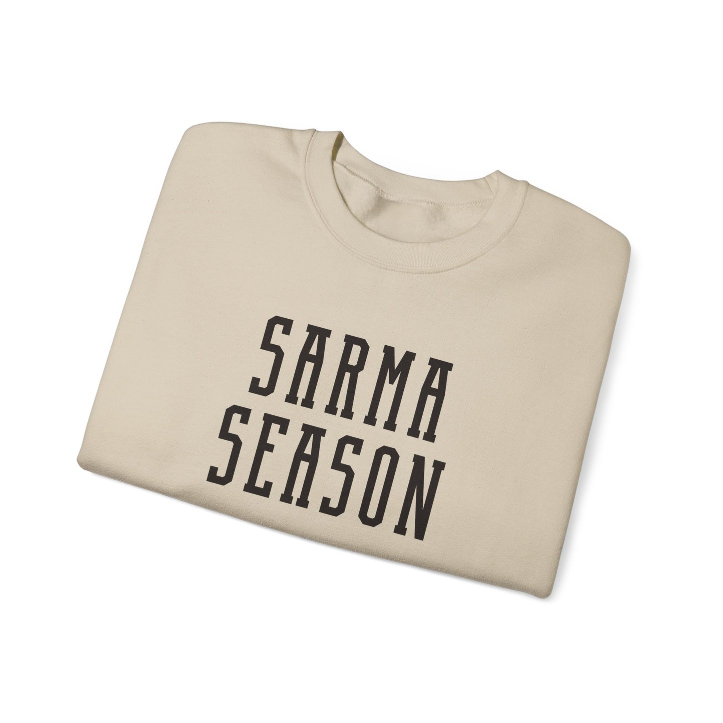 Sarma Season Gildan 18000 Crewneck Croatian Food Winter Sweatshirt