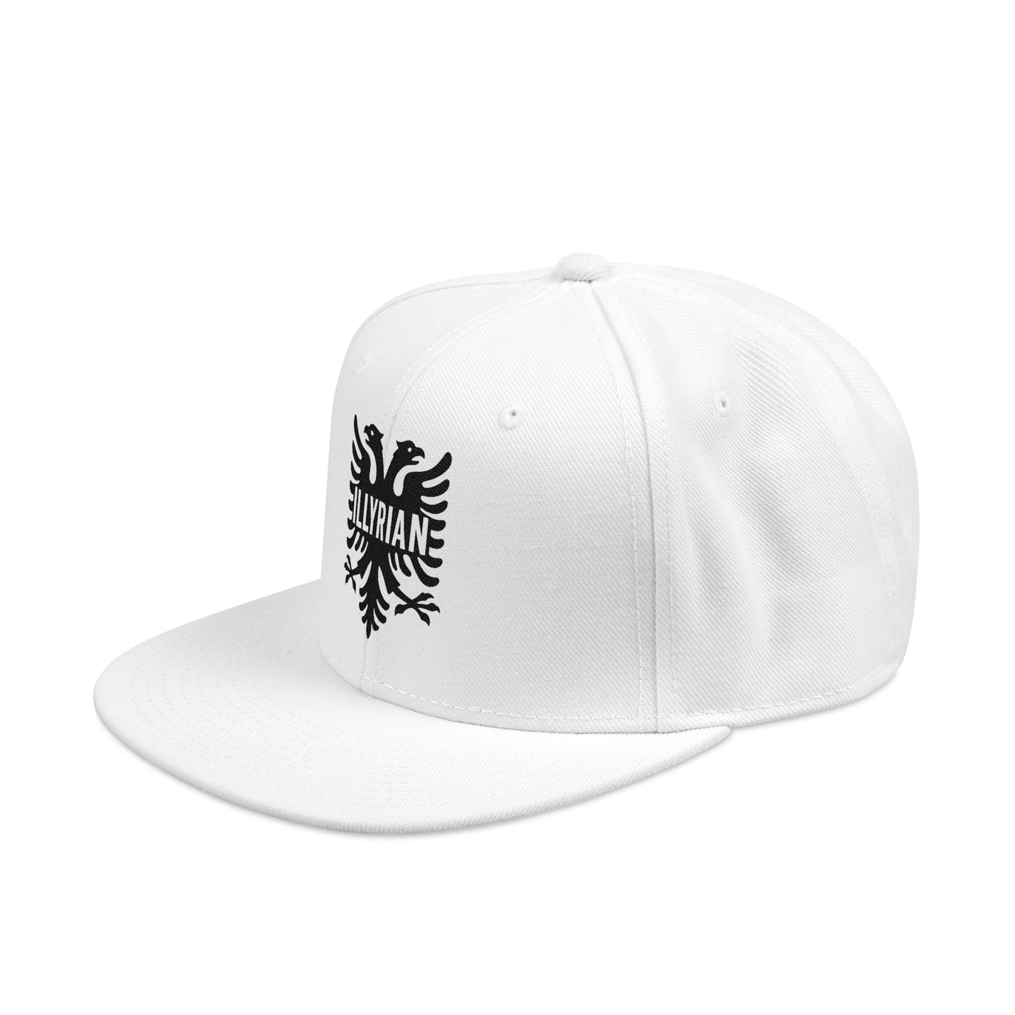 Illyrian Eagle Embroidered Snapback Hat Balkan Heritage Cap | Albanian Hat