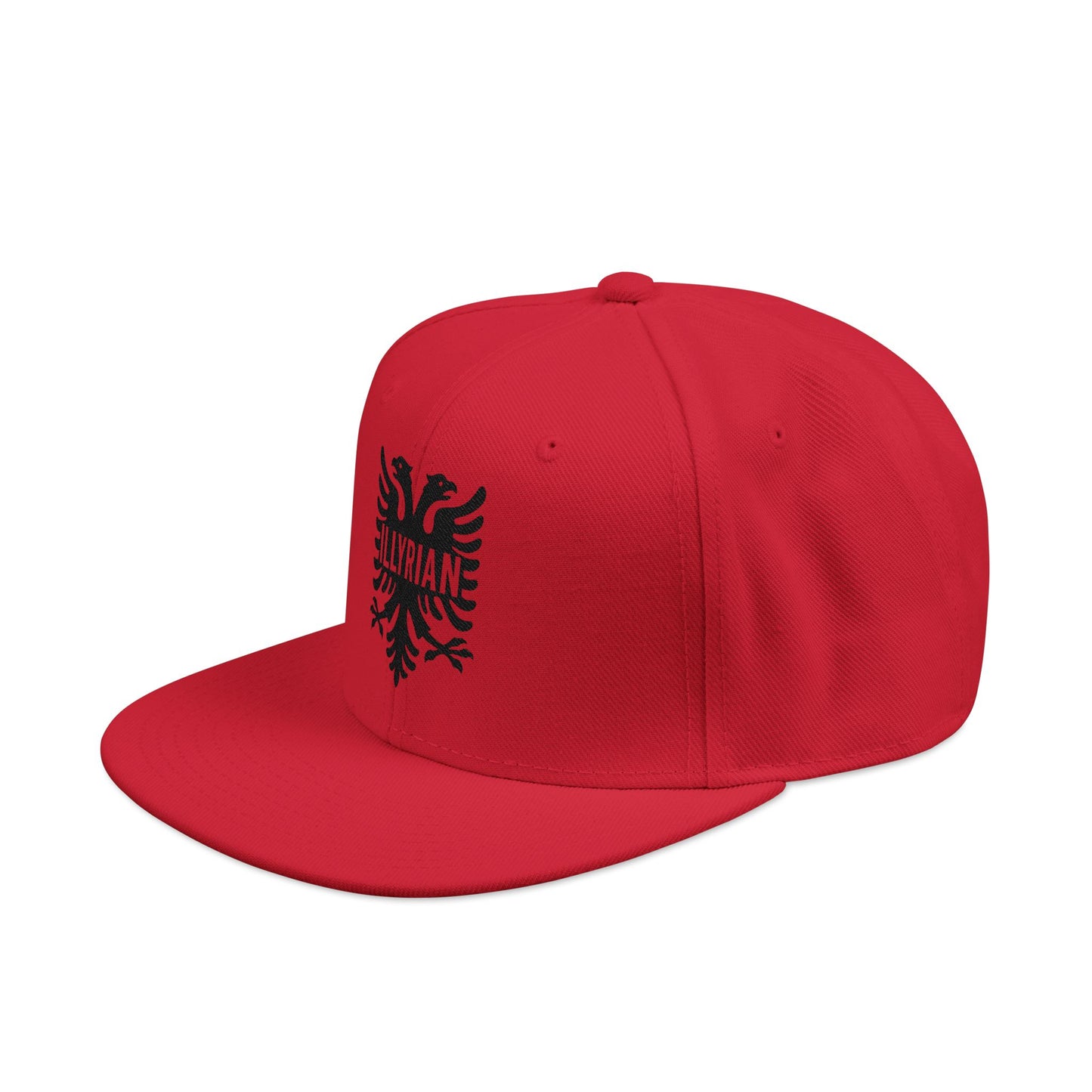 Illyrian Eagle Embroidered Snapback Hat Balkan Heritage Cap | Albanian Hat