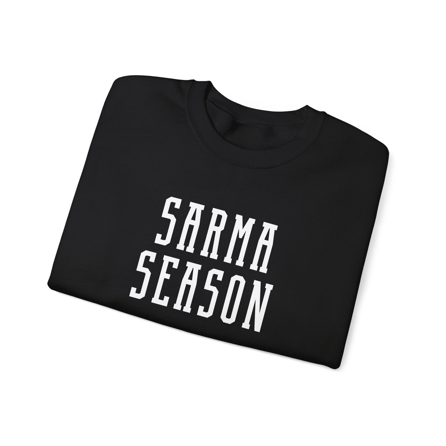 Sarma Season Gildan 18000 Crewneck Croatian Food Winter Sweatshirt