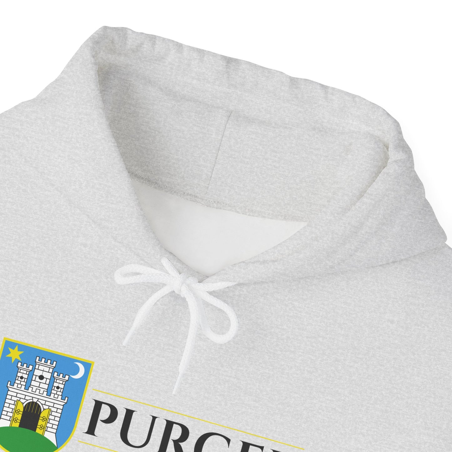 PURGER - Unisex Heavy Blend™ Hooded Sweatshirt - (White & Light Steel)