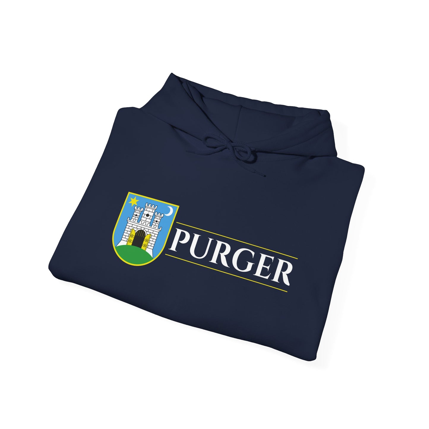 PURGER - Unisex Heavy Blend™ Hooded Sweatshirt - (Black, Navy, Graphite Heather, Royal)