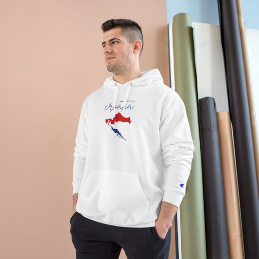 Croatian Champion Hoodie, Travel Souvenir, Ethnic Pride Apparel, Unisex, Cozy Sweater for Everyday Wear