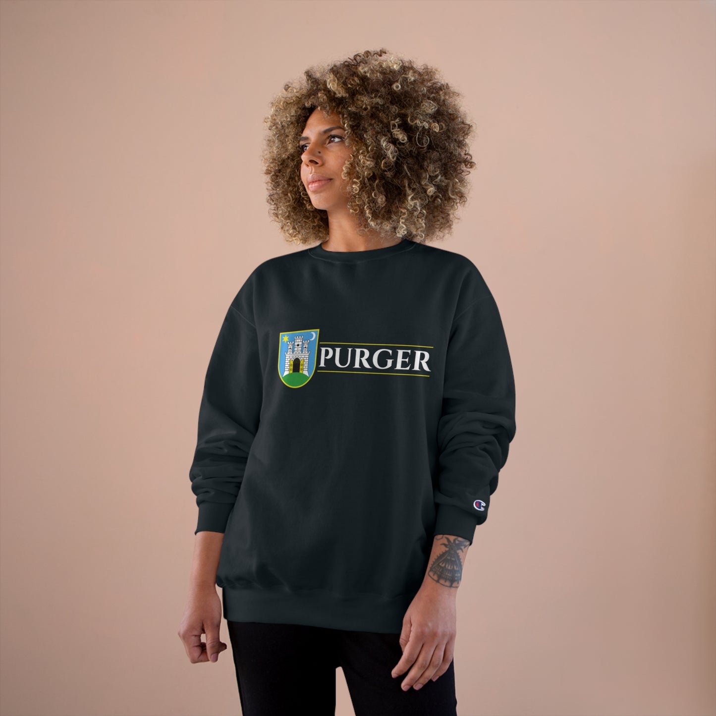 PURGER - Champion Sweatshirt - (Navy, Black, Royal Blue, Charcoal Heather)