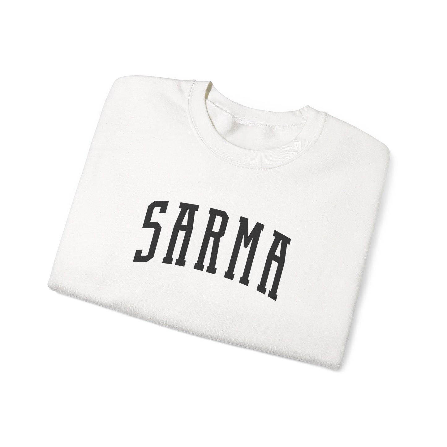 Sarma Collegiate Sweatshirt Croatian Food Crewneck Gildan 18000