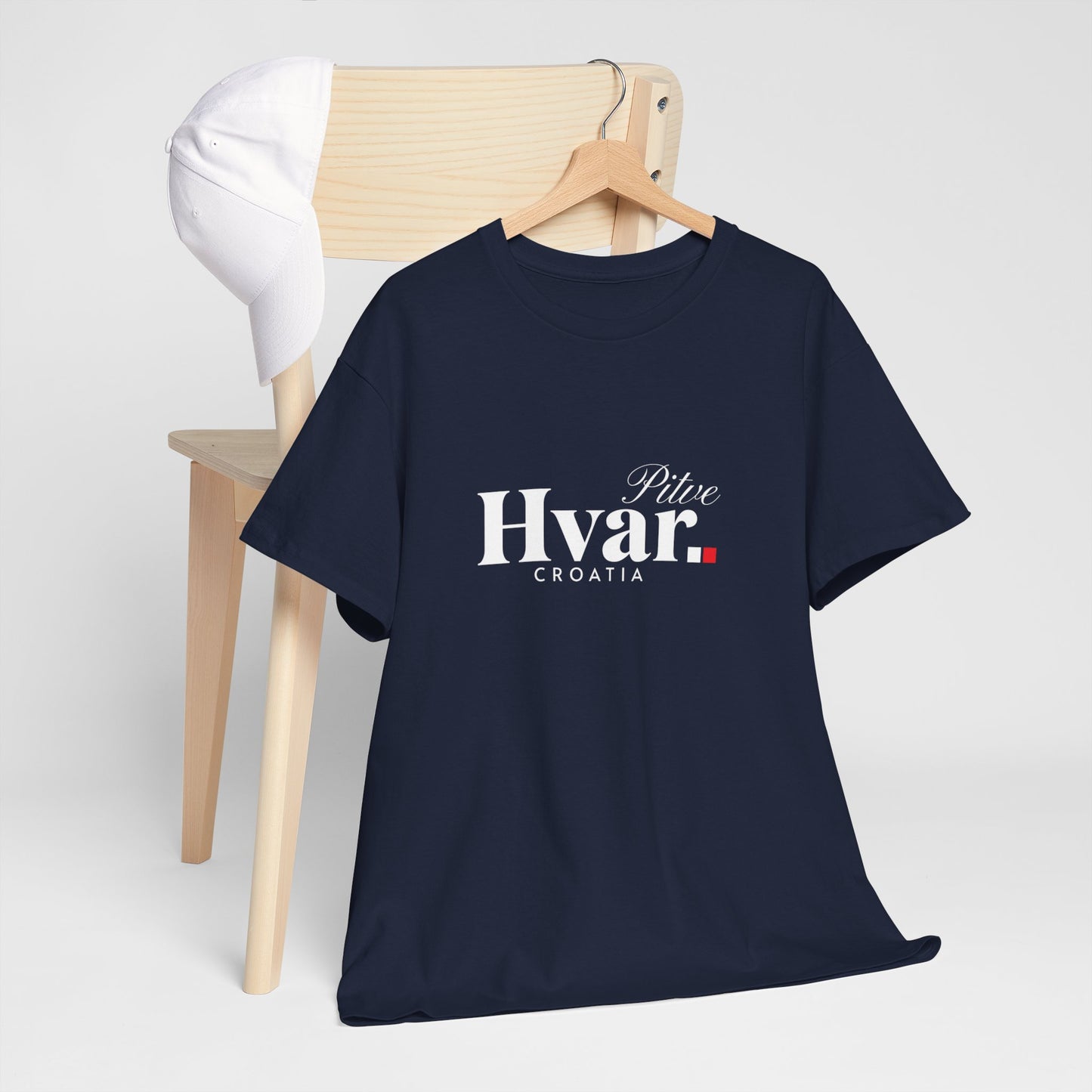 Pitve, HVAR, Croatia - Unisex Tee (Navy & Heather Navy)