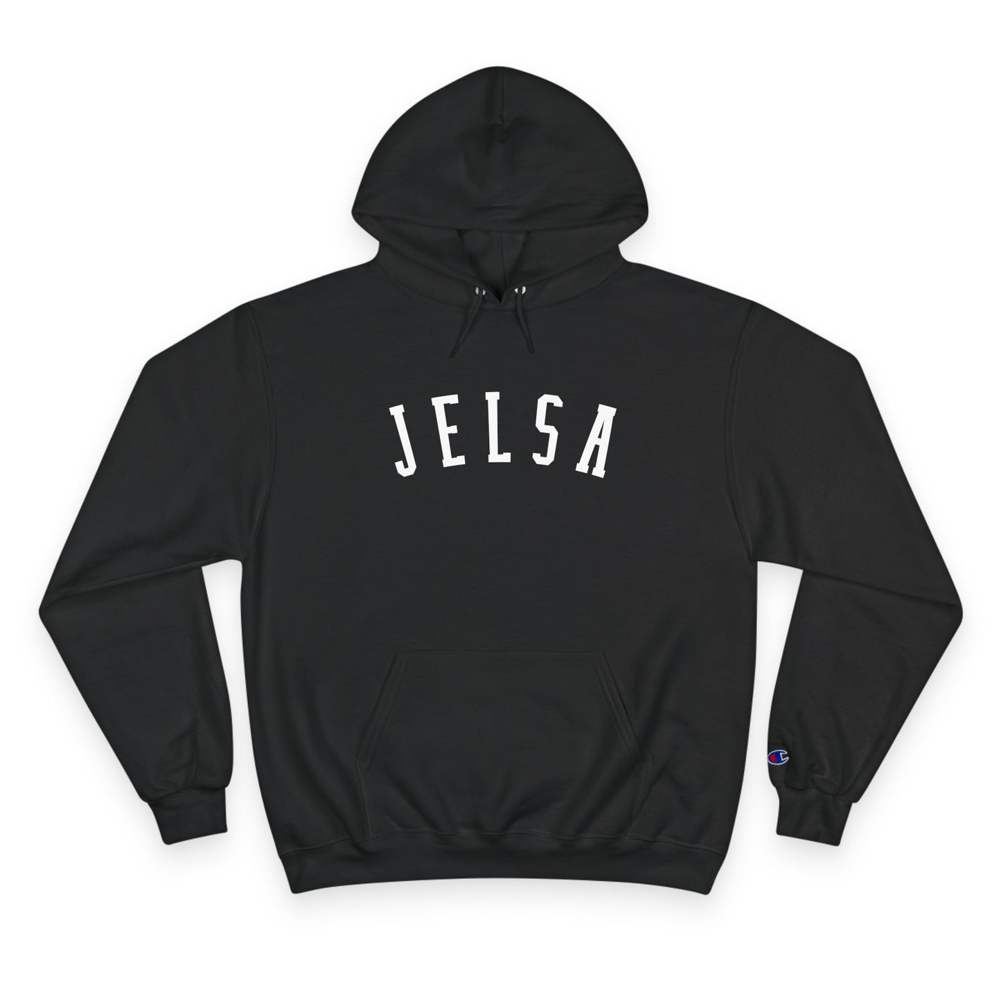 Cozy Champion Hoodie with 'JELSA' Design - Perfect for Casual Style, Gifts, Fitness, Holidays, and Everyday Wear