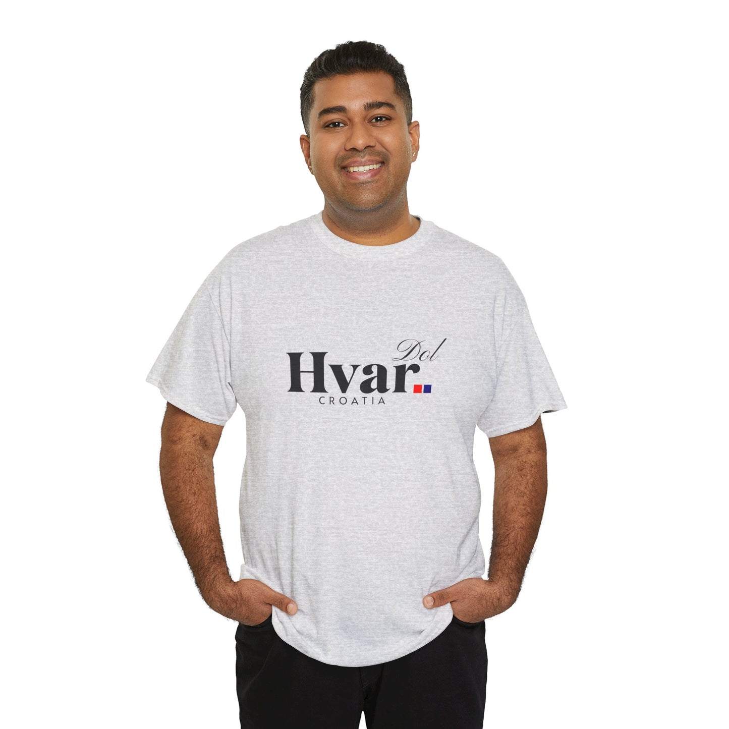 Dol, HVAR, Croatia - Unisex Tee - (White or Ash)