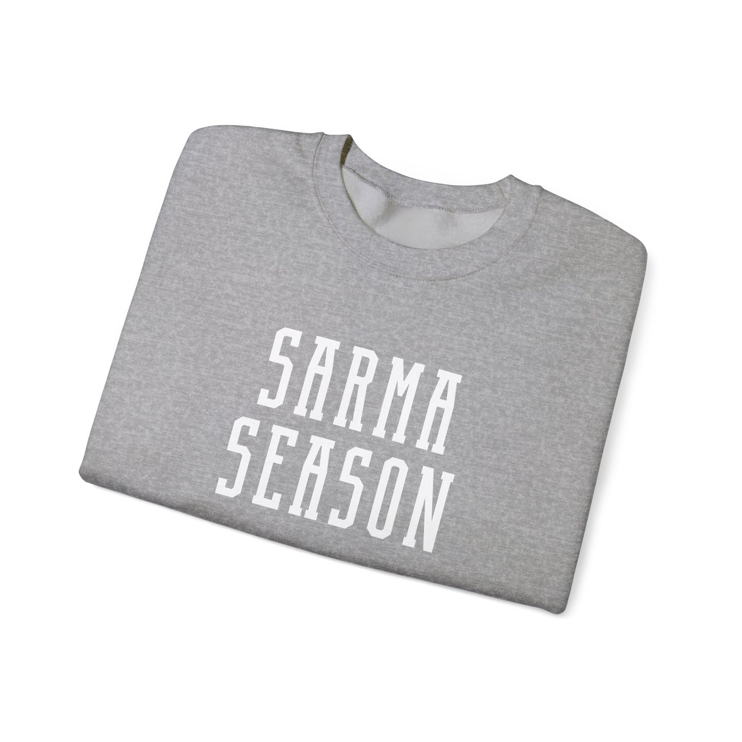 Sarma Season Gildan 18000 Crewneck Croatian Food Winter Sweatshirt