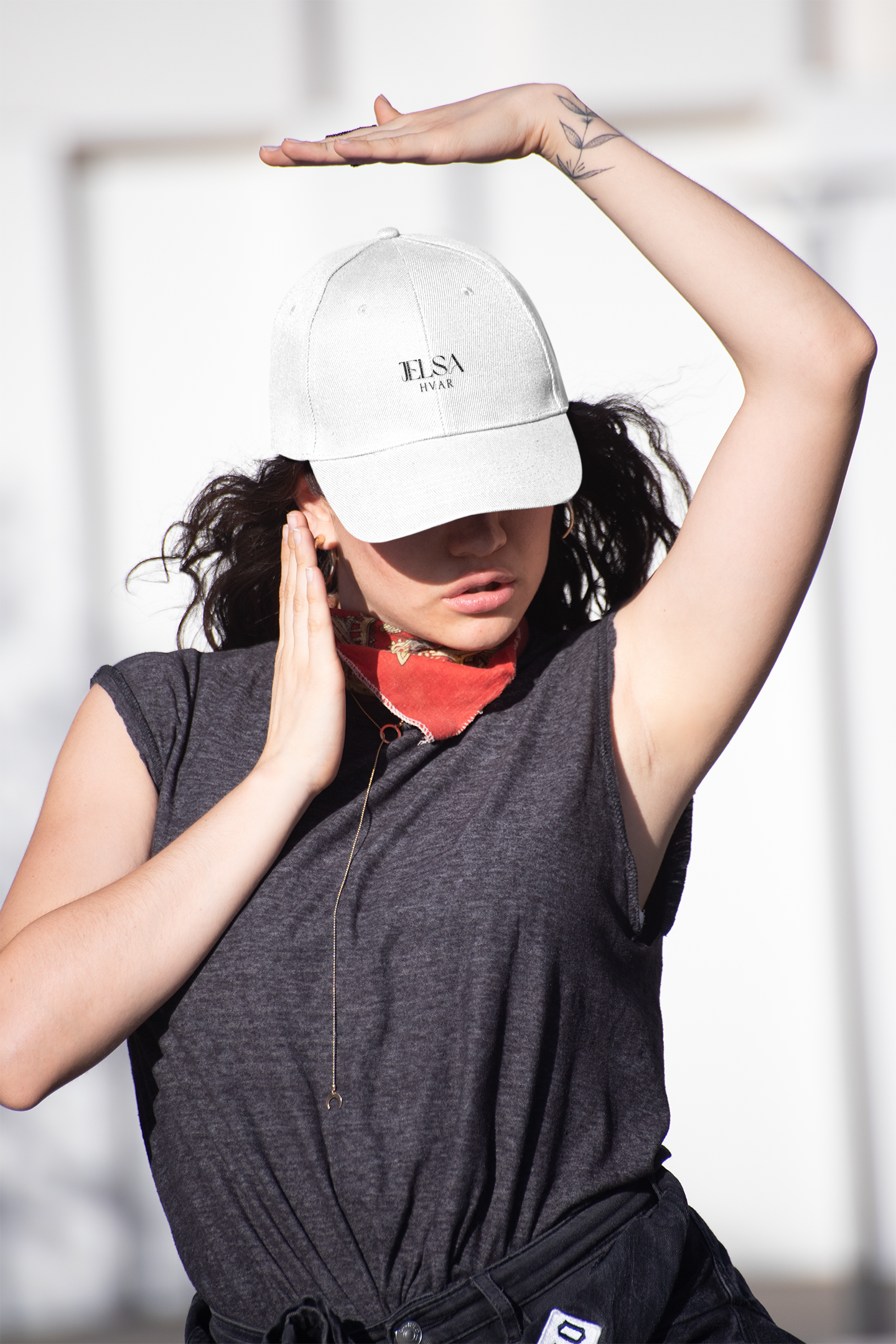 Jelsa, Hvar, Croatia - Embroidered Classic Dad Cap: Casual Style for Everyday Wear, Gift for Dads, Summer Accessory, Trendy Baseball Hat