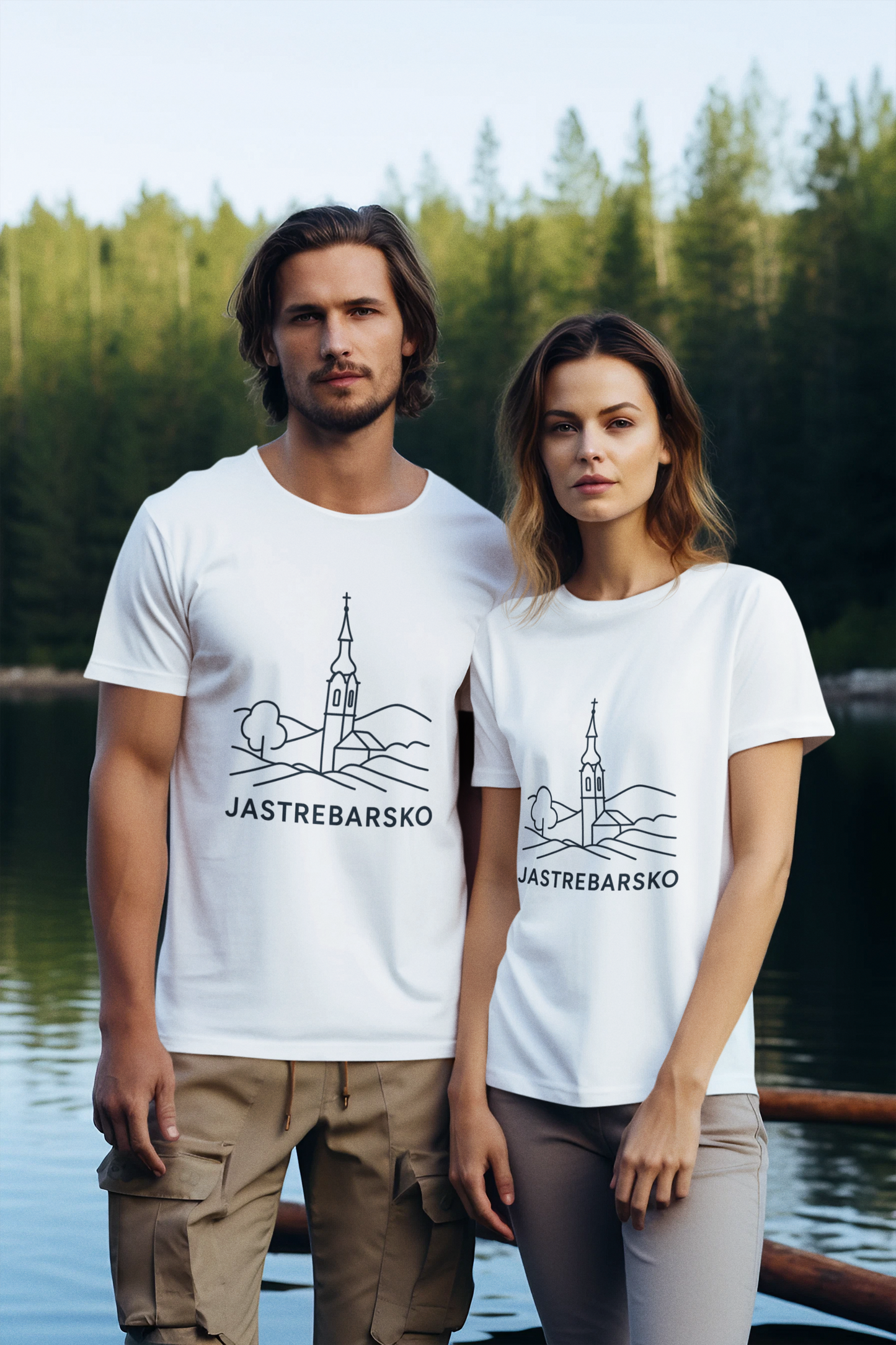 Jastrebarsko, Croatia | Garment-Dyed T-shirt | Casual Wear, Travel Souvenir, Unique Gift Idea, Eco-friendly Fashion, Vacation Outfit