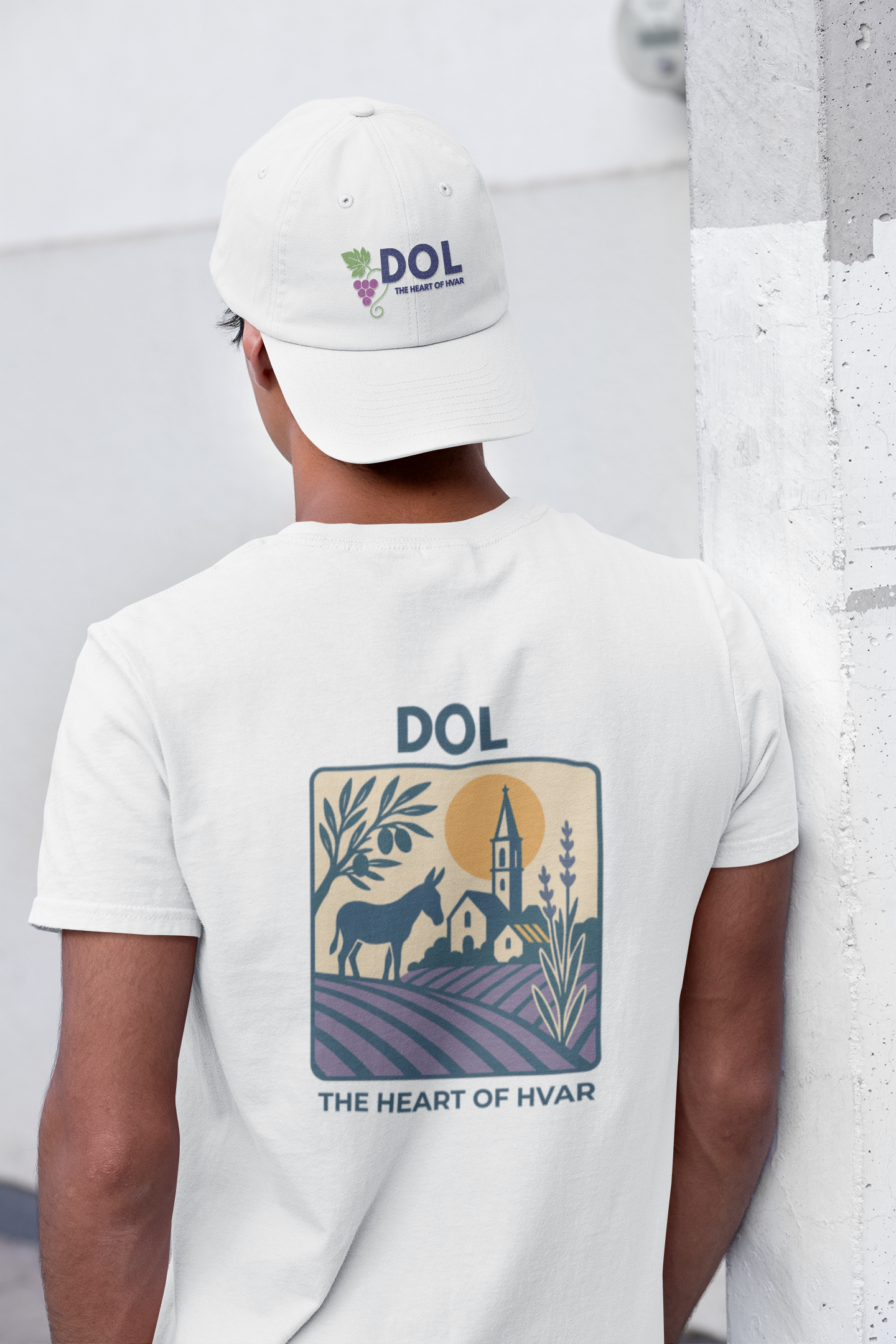 Dol, Hvar, Croatia | Classic Dad Cap with Embroidered Design, Casual Hat for Wine Lovers, Summer Accessory, Everyday Wear