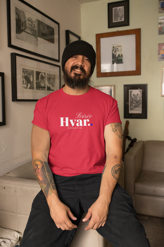 Svirce, HVAR, Croatia - Unisex Tee - (Red or Dark Heather)