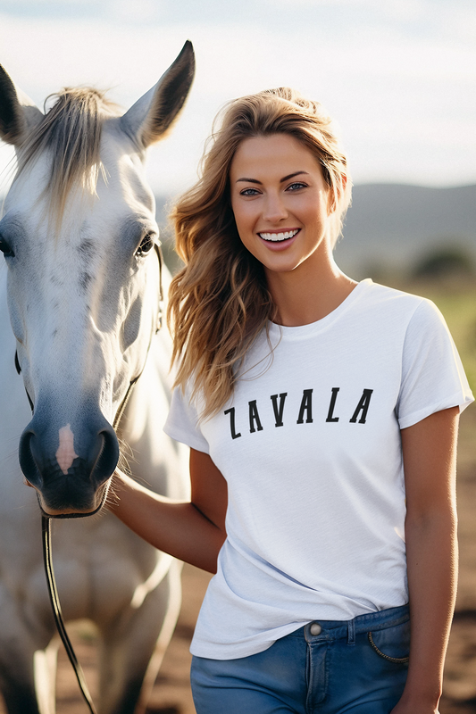Zavala, Hvar - Collegiate Tee - Comfort Colors 1717 (White)