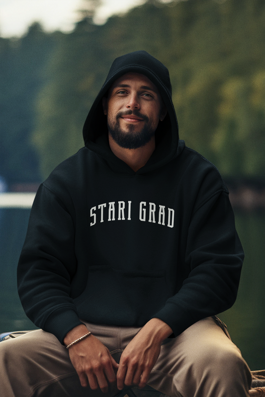 Stari Grad Champion Hoodie | Powerblend Fleece | Croatian Shirt