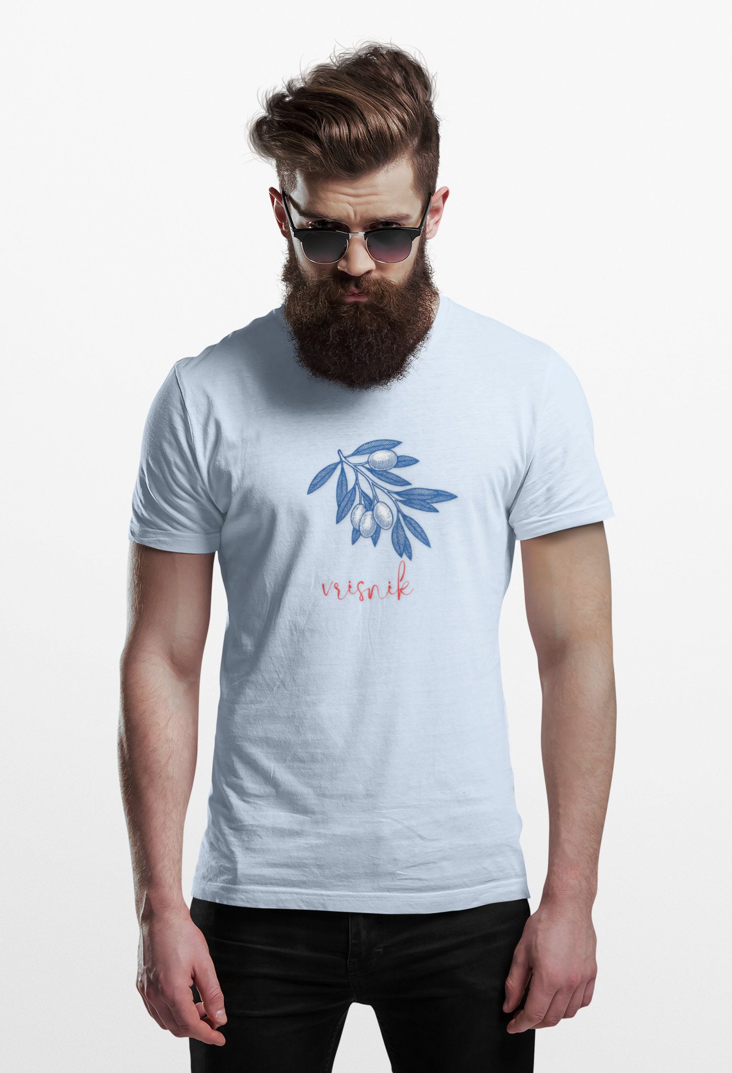 Vrisnik Olive Branch Softstyle Croatian Village Tee