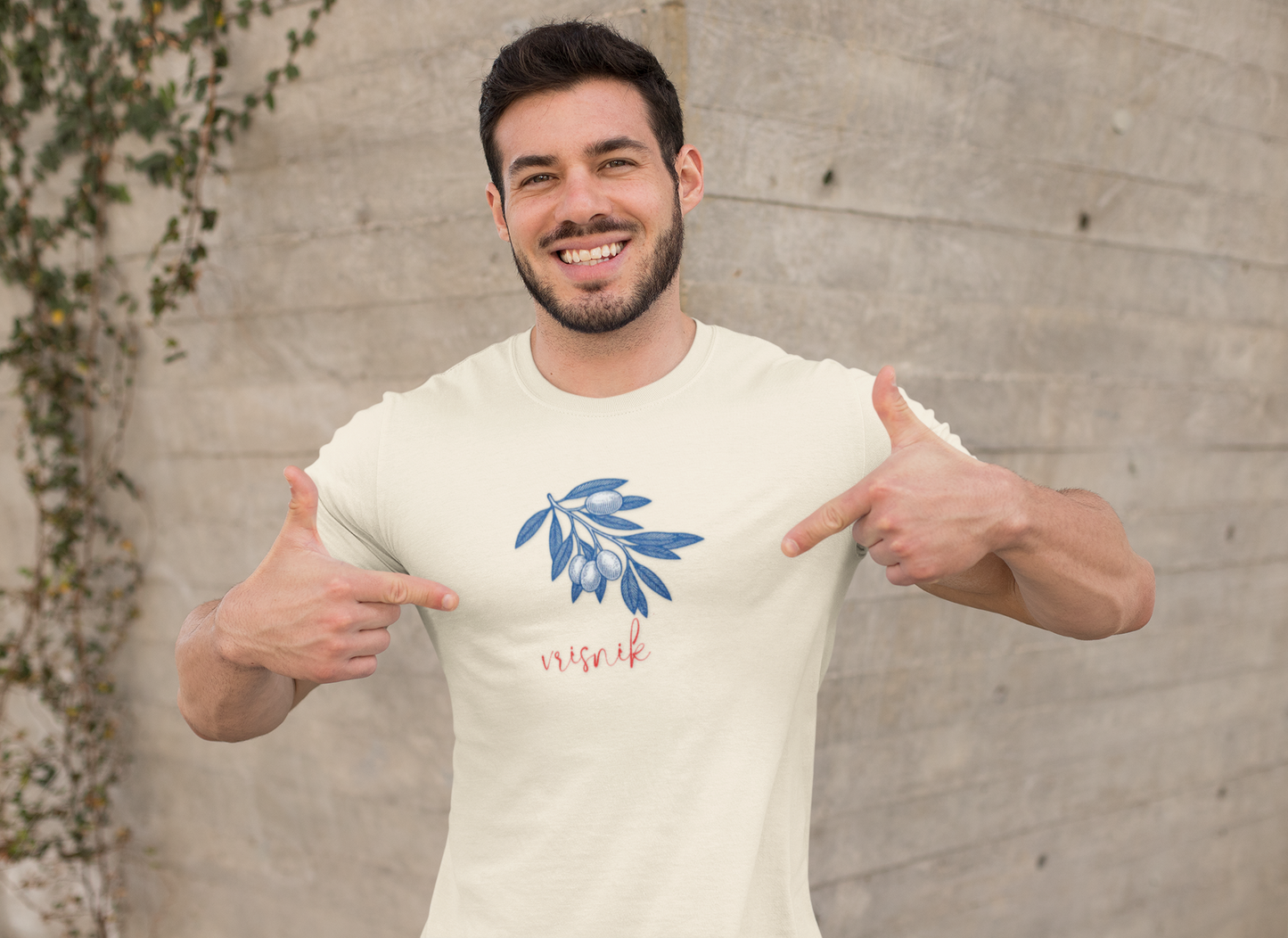 Vrisnik Olive Branch Softstyle Croatian Village Tee