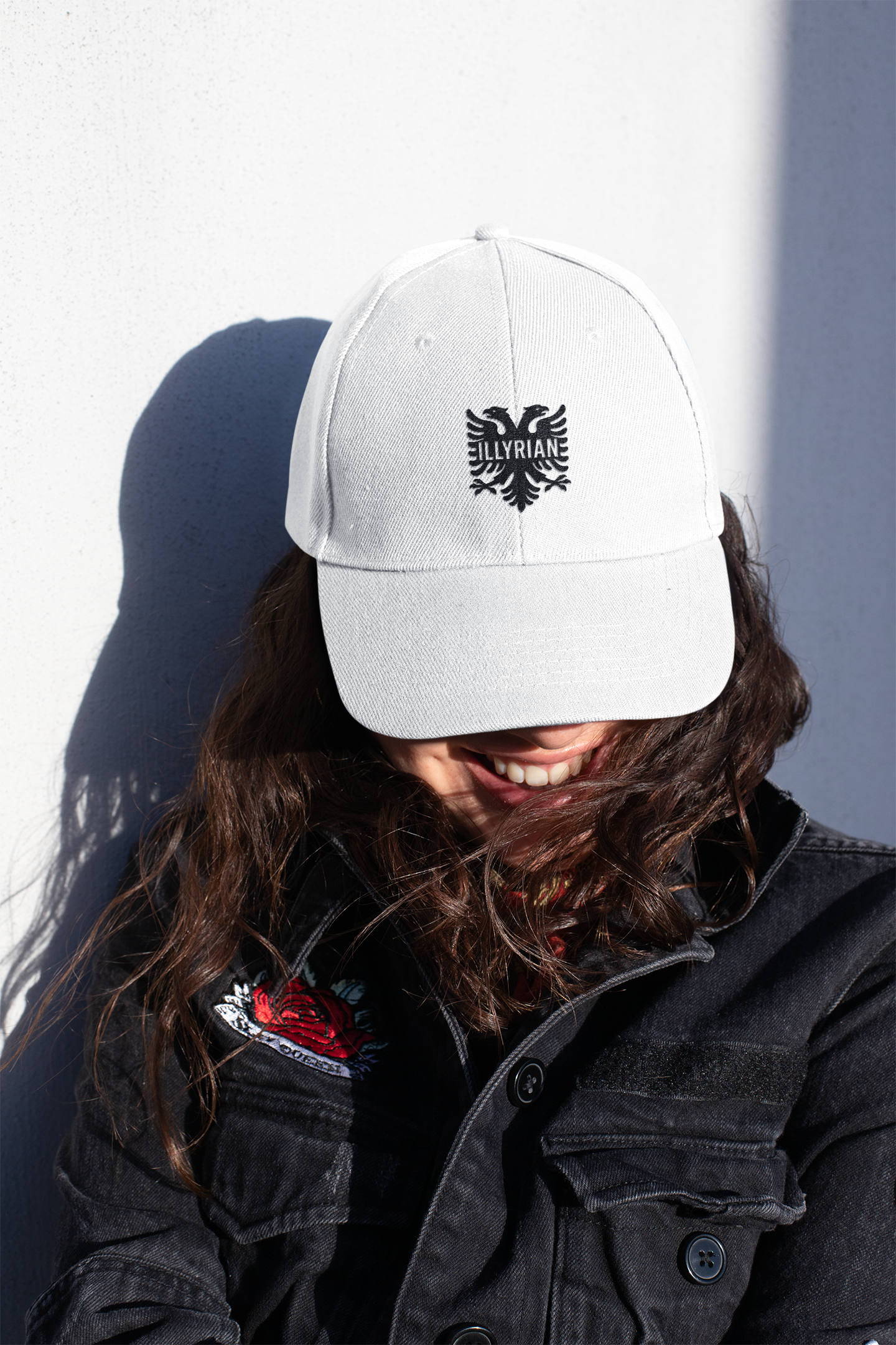 Illyrian Eagle Embroidered Snapback Hat Balkan Heritage Cap | Albanian Hat