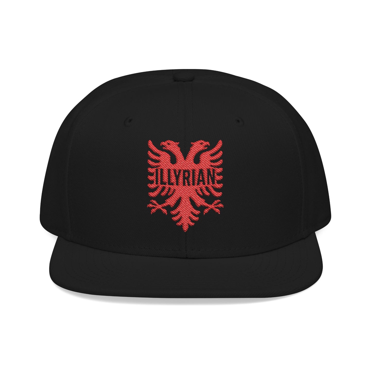 Illyrian Eagle Embroidered Snapback Hat Balkan Heritage Cap | Albanian Hat