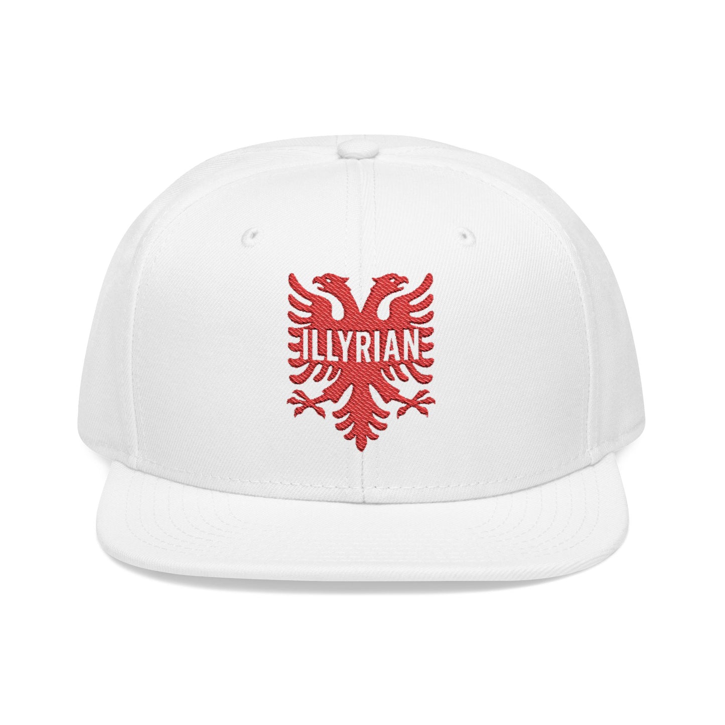 Illyrian Eagle Embroidered Snapback Hat Balkan Heritage Cap | Albanian Hat