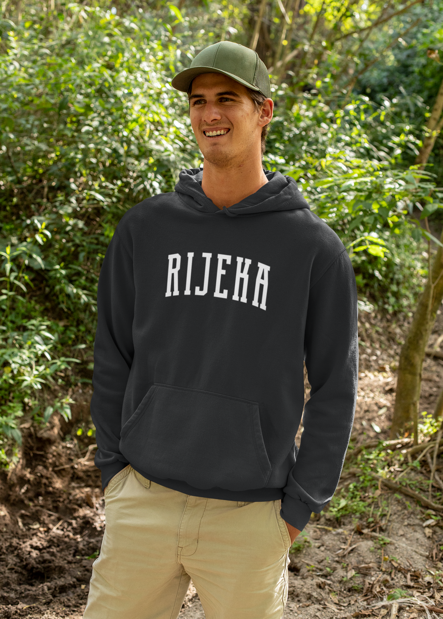 Rijeka Croatia Collegiate Hoodie Varsity City Champion S700 Powerblend Unisex