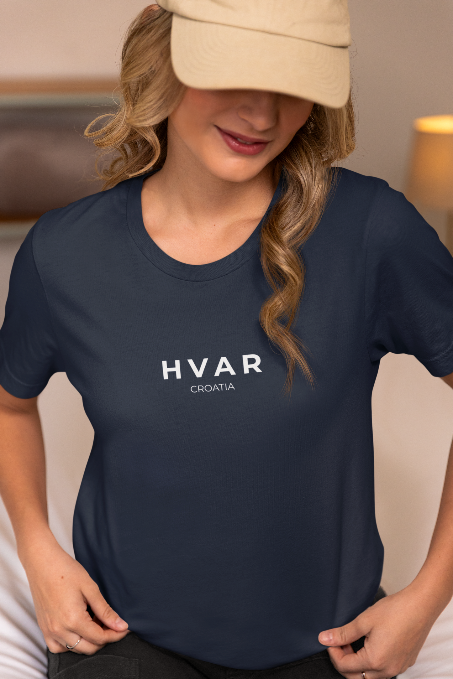 Hvar Croatia Shirt Minimalist Travel Tee Adriatic Island Bella Canvas Unisex