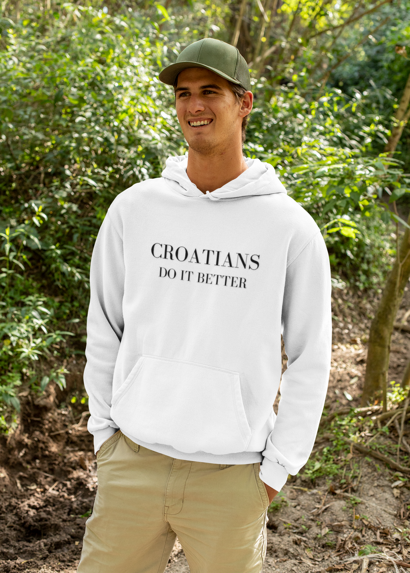 Croatians Do It Better Hoodie | Premium Croatian Pride Pullover | Lane Seven LS14001