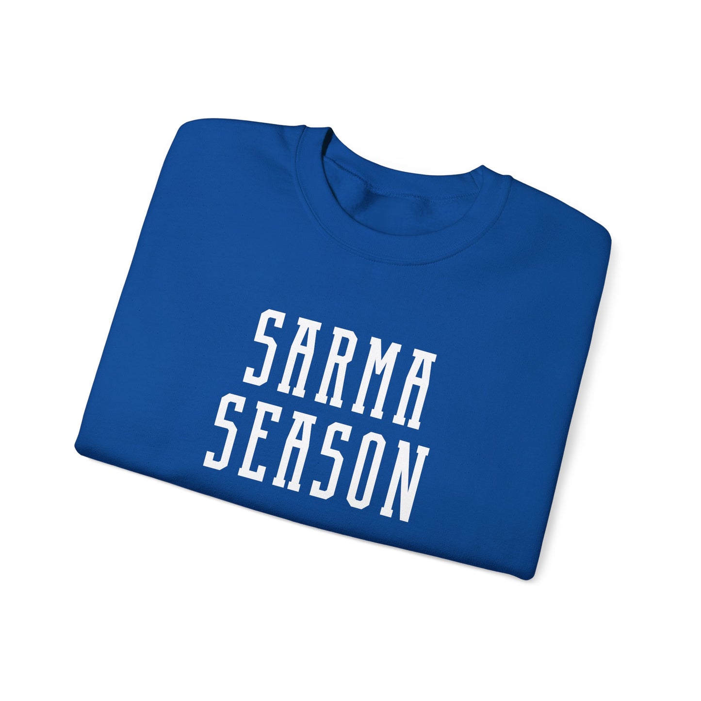 Sarma Season Gildan 18000 Crewneck Croatian Food Winter Sweatshirt