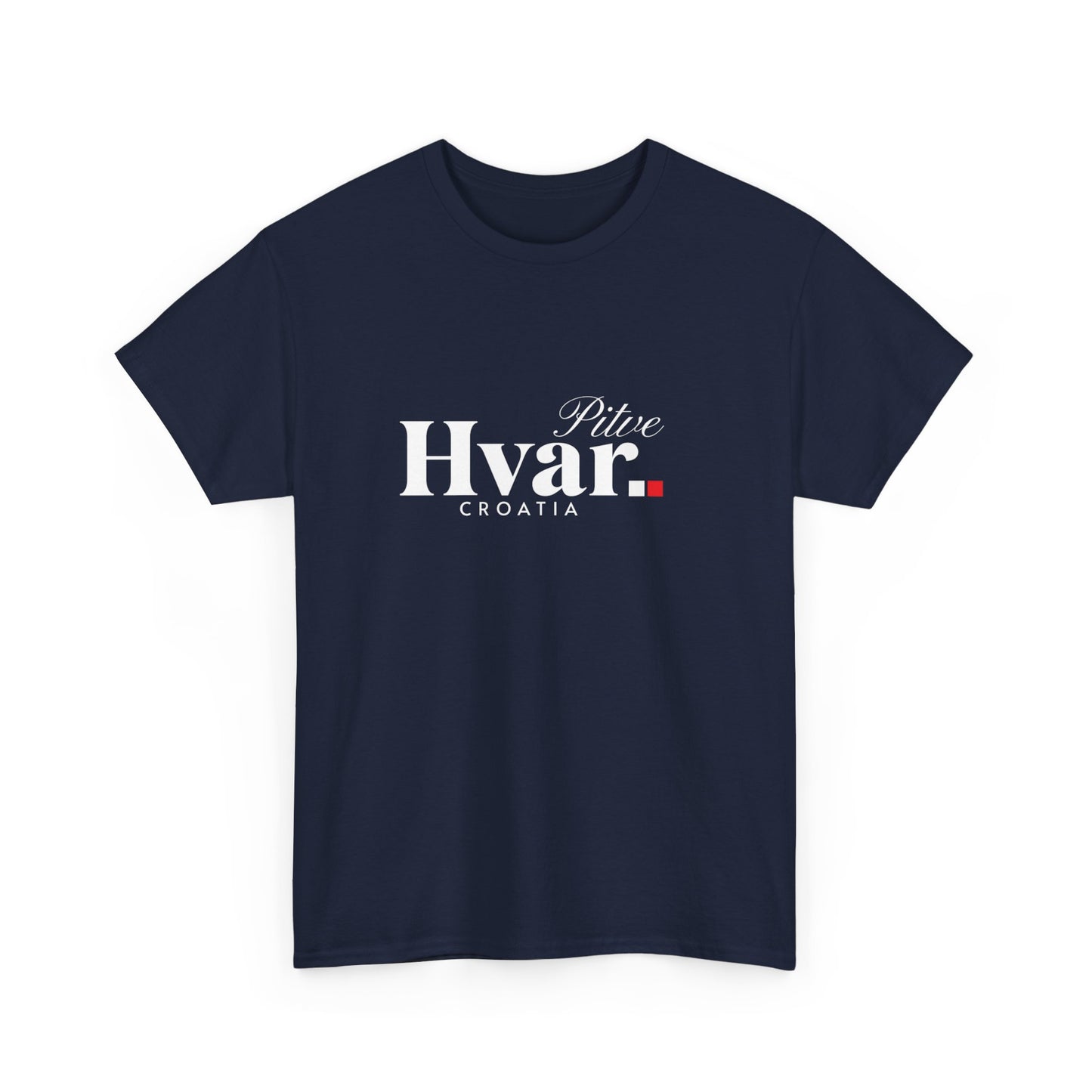 Pitve, HVAR, Croatia - Unisex Tee (Navy & Heather Navy)