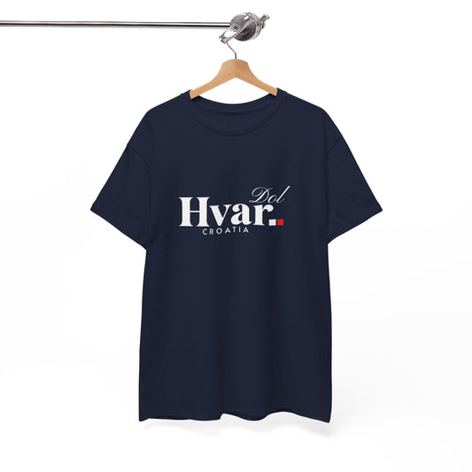 Dol, HVAR, Croatia - Unisex Tee - (Navy or Heather Navy)