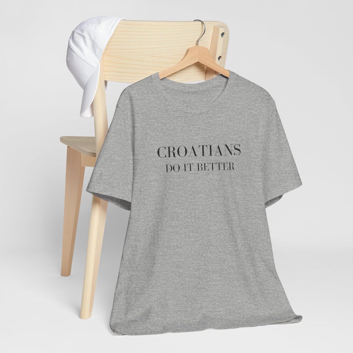 Croatians Do It Better | Funny Croatian Pride T-Shirt | Bella+Canvas 3001 Unisex Tee