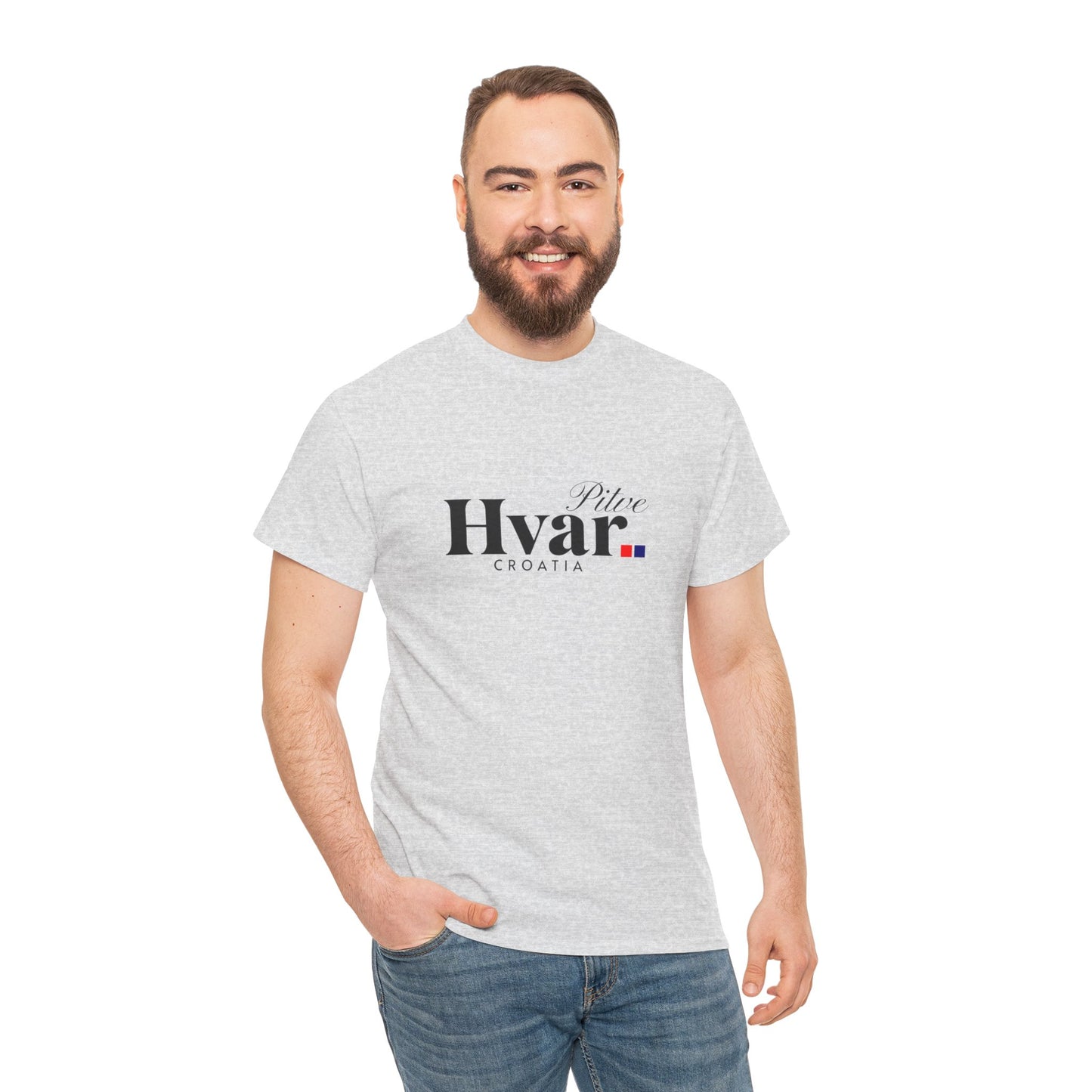 Pitve, HVAR, Croatia - Unisex Tee - (White or Ash)