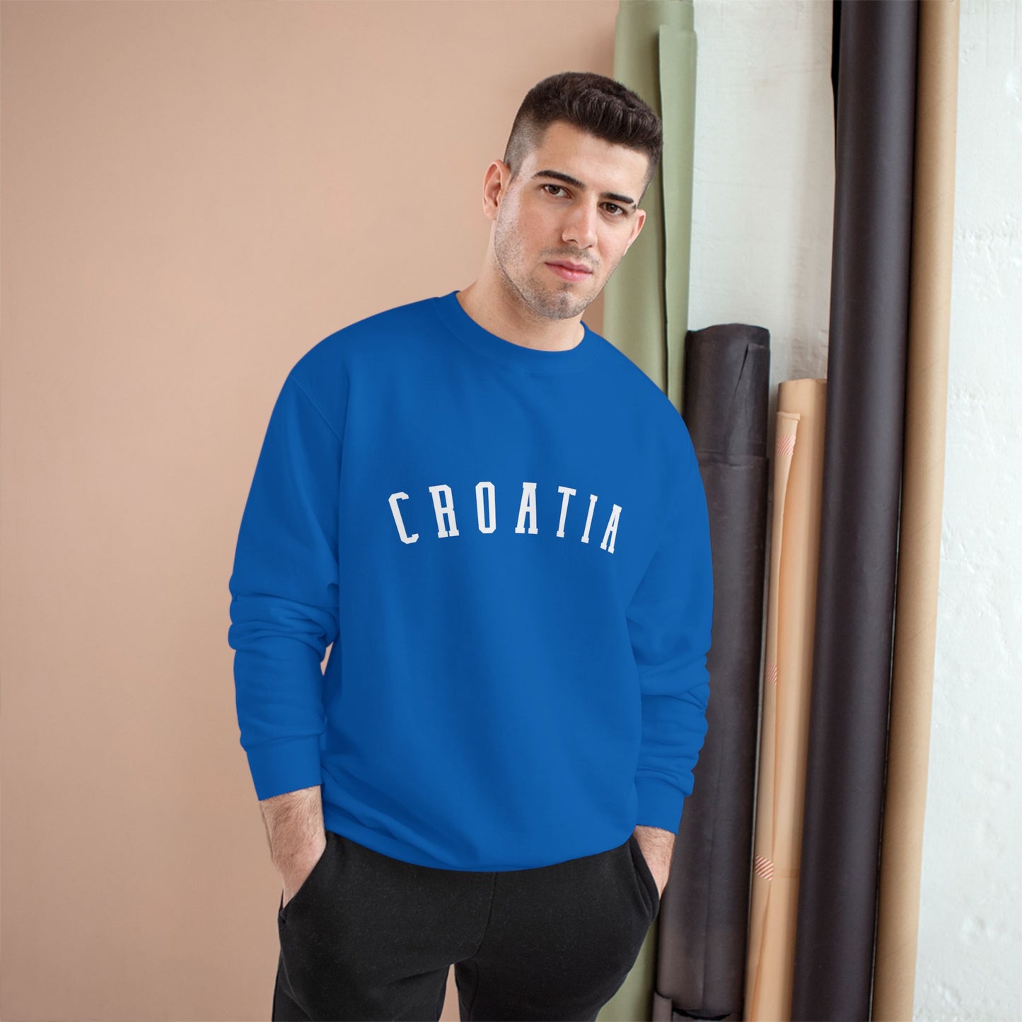 Croatia Champion Sweatshirt | Croatian Crewneck | Croatia Gift | Minimalist College Style Unisex Sweatshirt | Croatian Corner Apparel