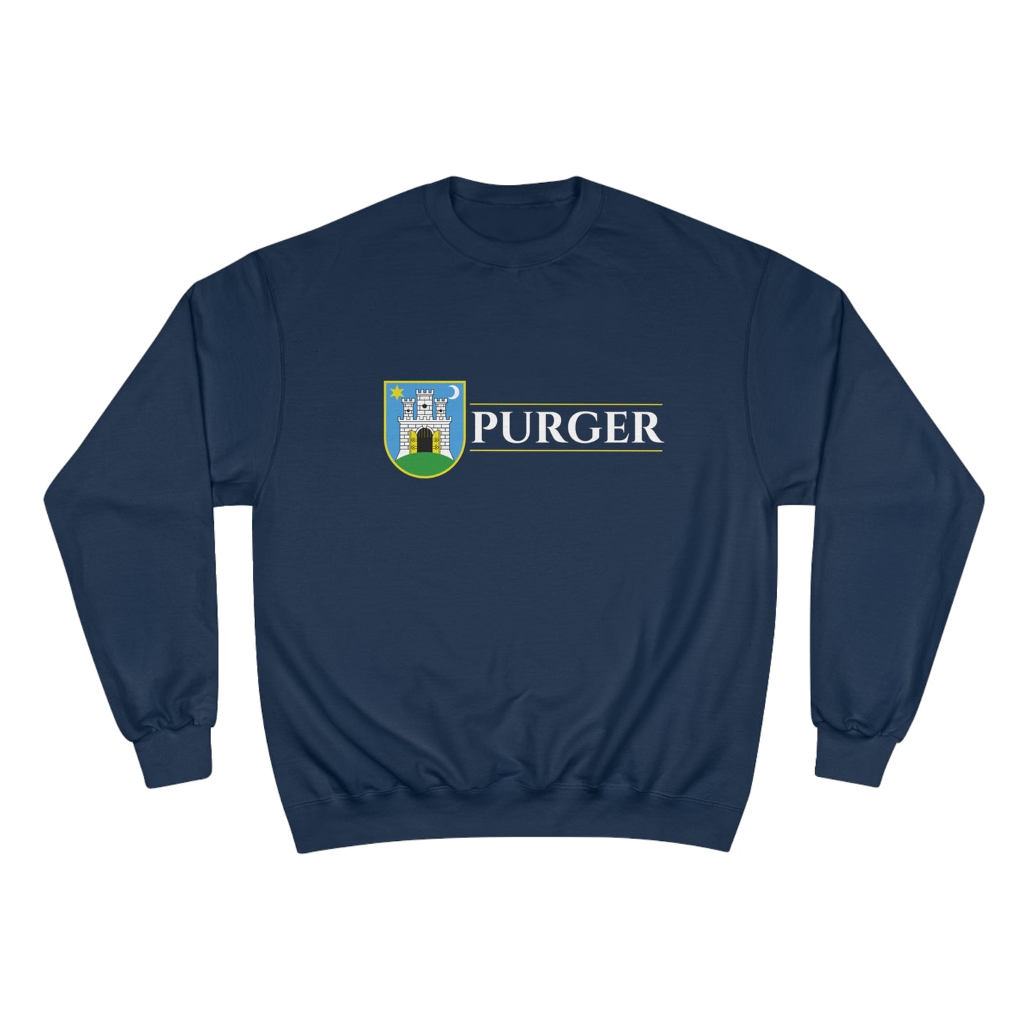 PURGER - Champion Sweatshirt - (Navy, Black, Royal Blue, Charcoal Heather)