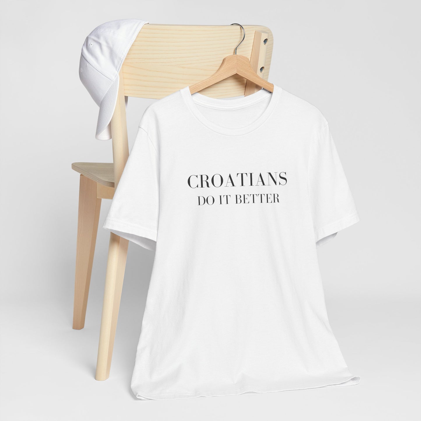 Croatians Do It Better | Funny Croatian Pride T-Shirt | Bella+Canvas 3001 Unisex Tee