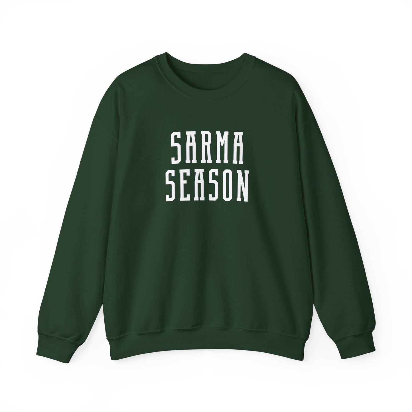 Sarma Season Gildan 18000 Crewneck Croatian Food Winter Sweatshirt