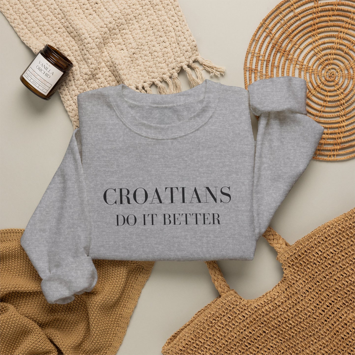 Croatians Do It Better | Gildan 18000 Crewneck Sweatshirt