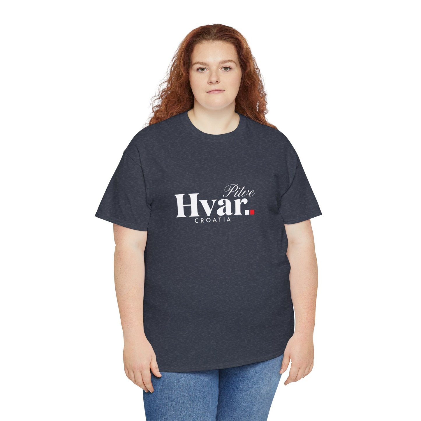 Pitve, HVAR, Croatia - Unisex Tee (Navy & Heather Navy)