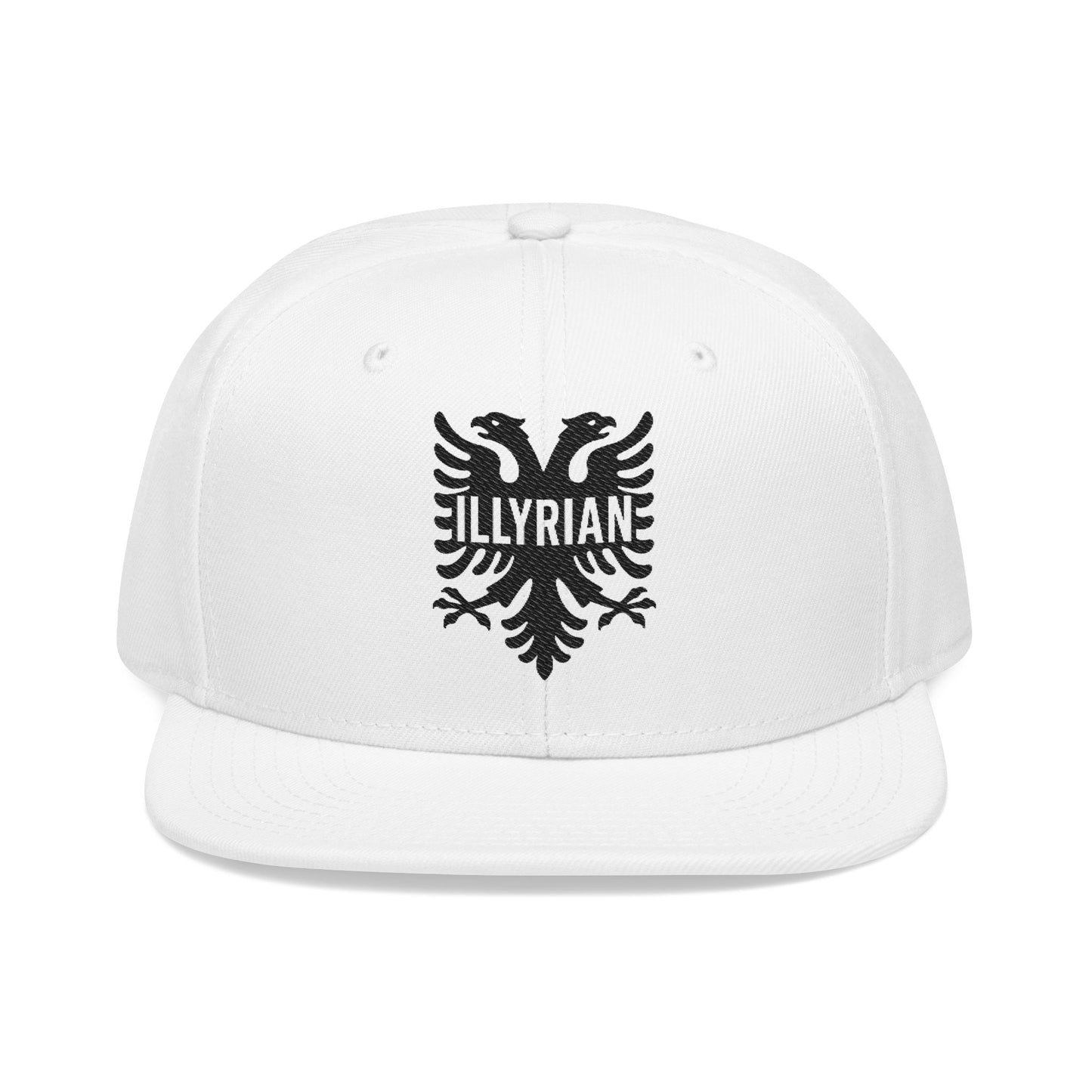 Illyrian Eagle Embroidered Snapback Hat Balkan Heritage Cap | Albanian Hat