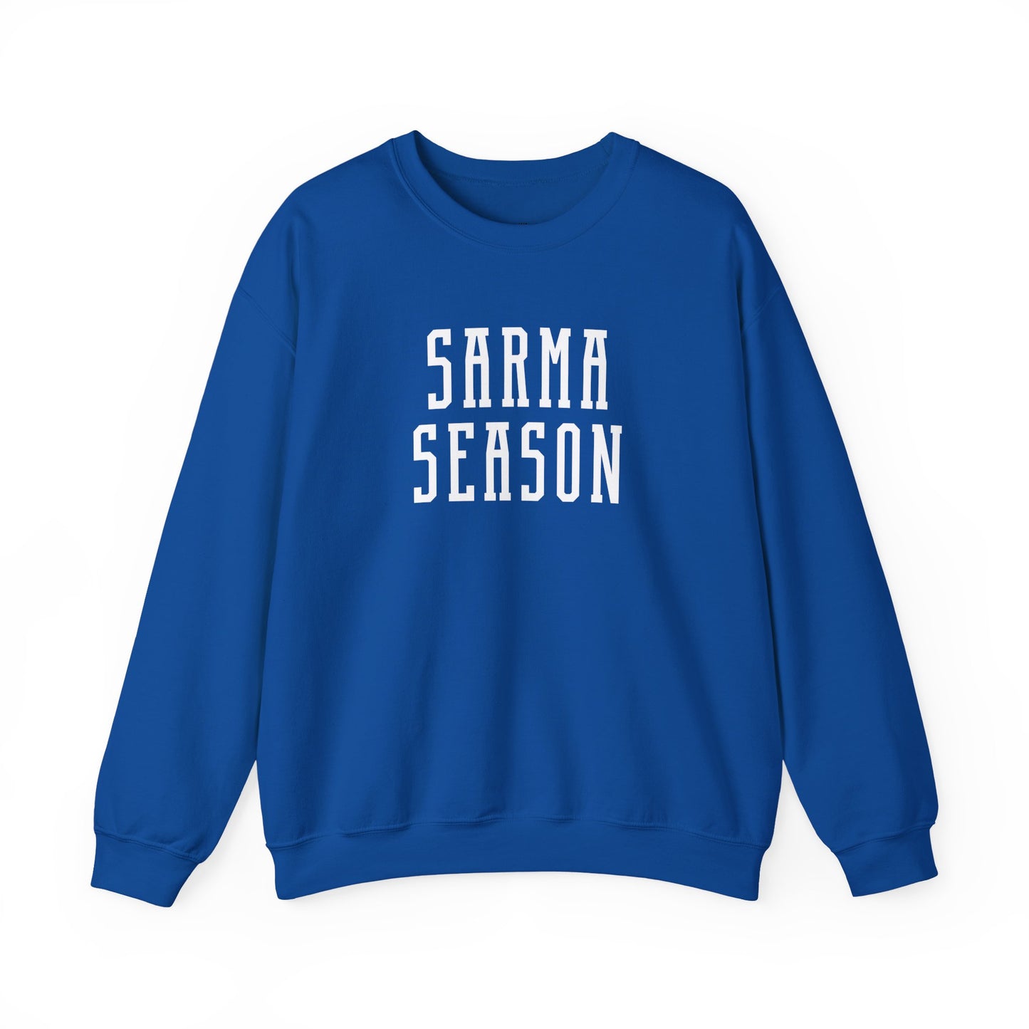 Sarma Season Gildan 18000 Crewneck Croatian Food Winter Sweatshirt